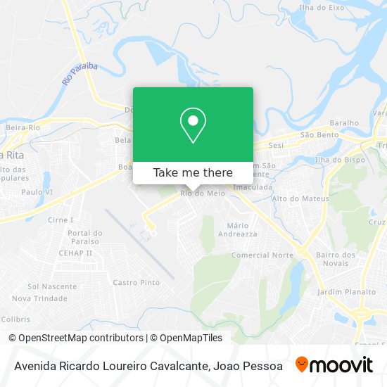 Avenida Ricardo Loureiro Cavalcante map