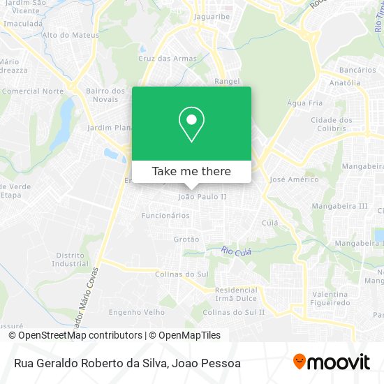 Rua Geraldo Roberto da Silva map