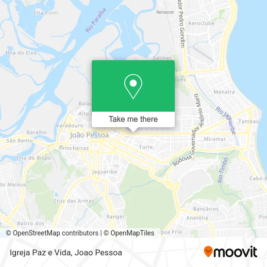 Igreja Paz e Vida map