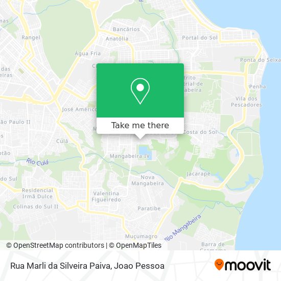 Rua Marli da Silveira Paiva map