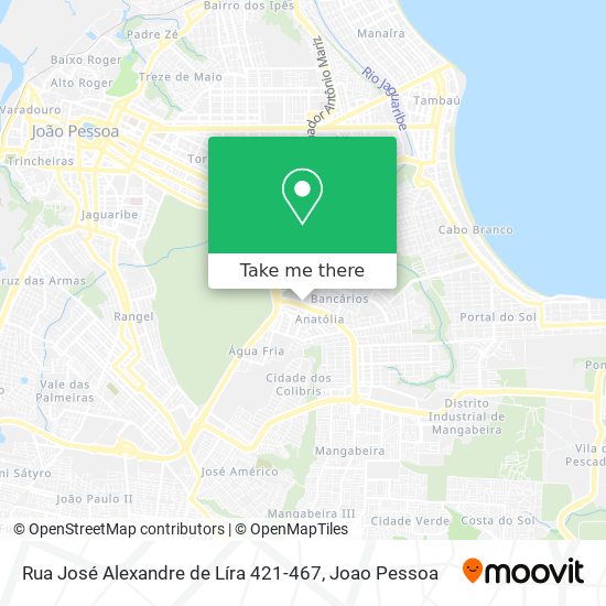 Rua José Alexandre de Líra 421-467 map
