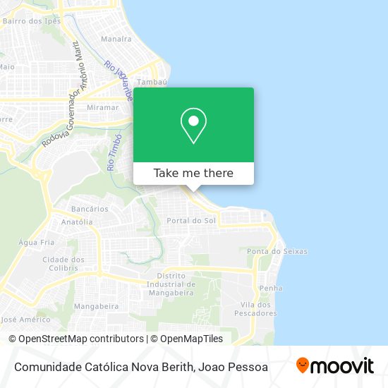 Comunidade Católica Nova Berith map