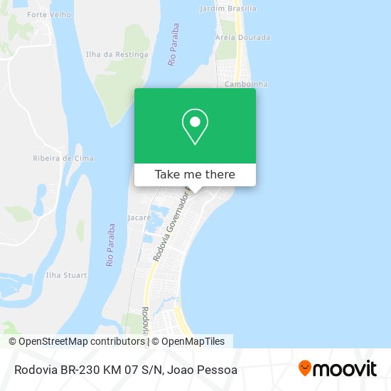 Rodovia BR-230 KM 07 S/N map