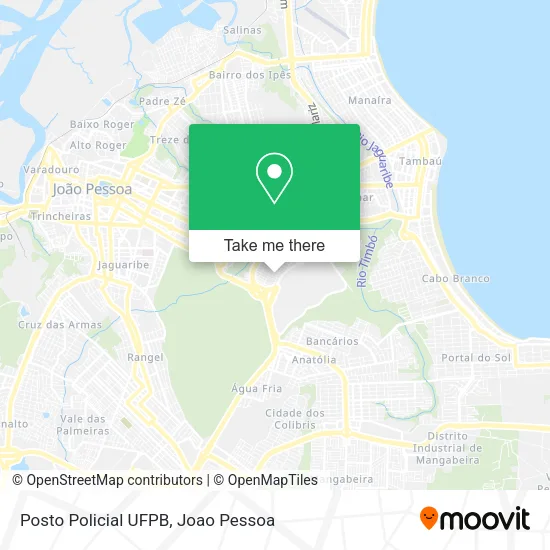 Posto Policial UFPB map