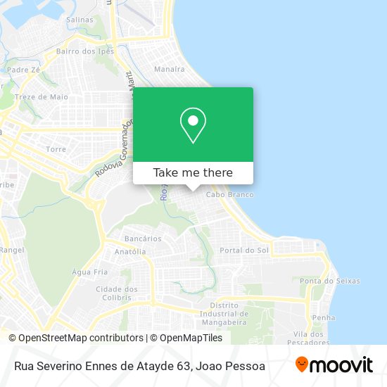 Rua Severino Ennes de Atayde 63 map