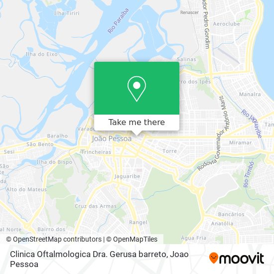 Clinica Oftalmologica Dra. Gerusa barreto map