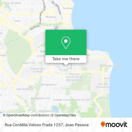 Rua Cordélia Veloso Frade 1257 map