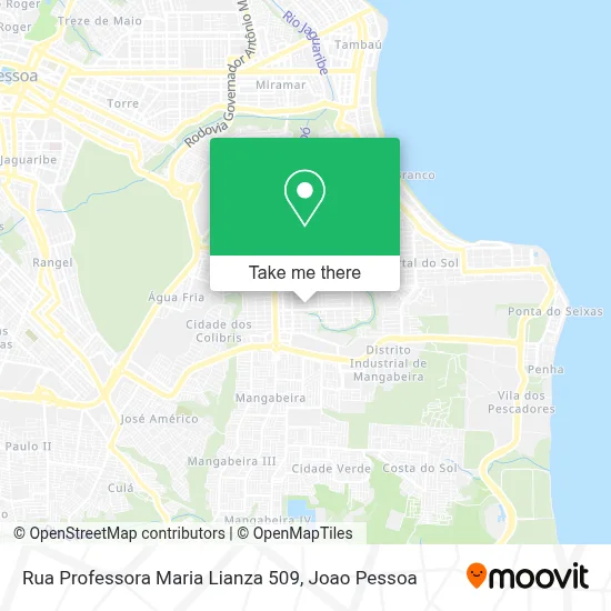 Rua Professora Maria Lianza 509 map