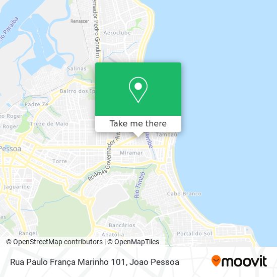 Rua Paulo França Marinho 101 map