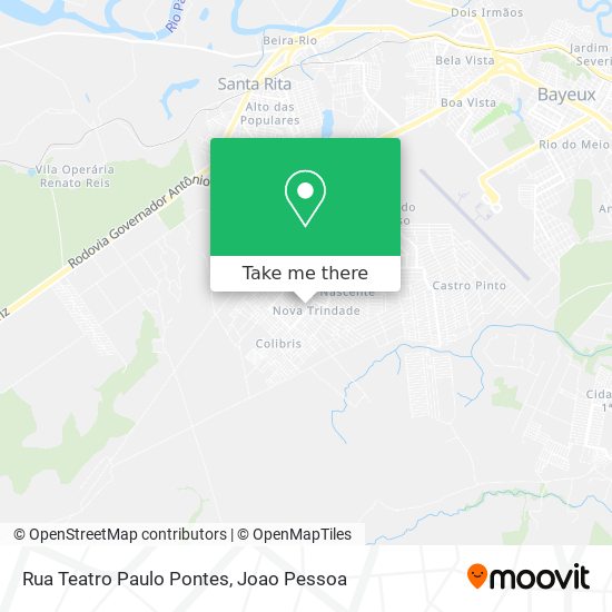 Rua Teatro Paulo Pontes map