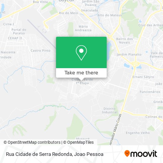 Rua Cidade de Serra Redonda map