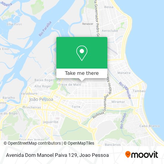 Avenida Dom Manoel Paiva 129 map