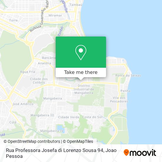 Rua Professora Josefa di Lorenzo Sousa 94 map