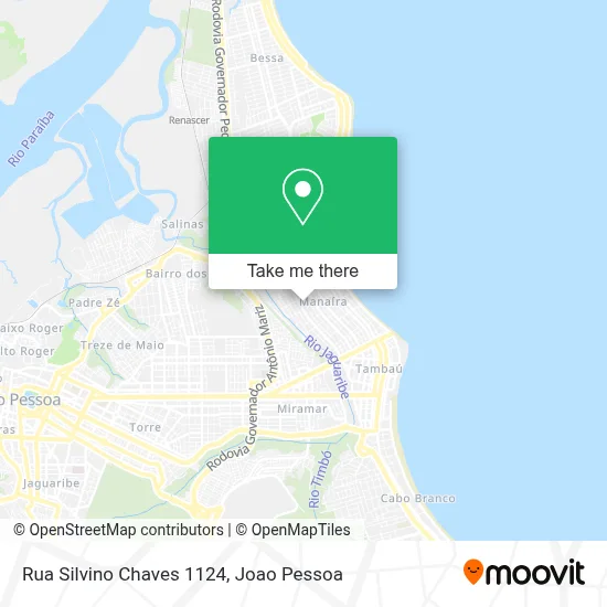 Rua Silvino Chaves 1124 map
