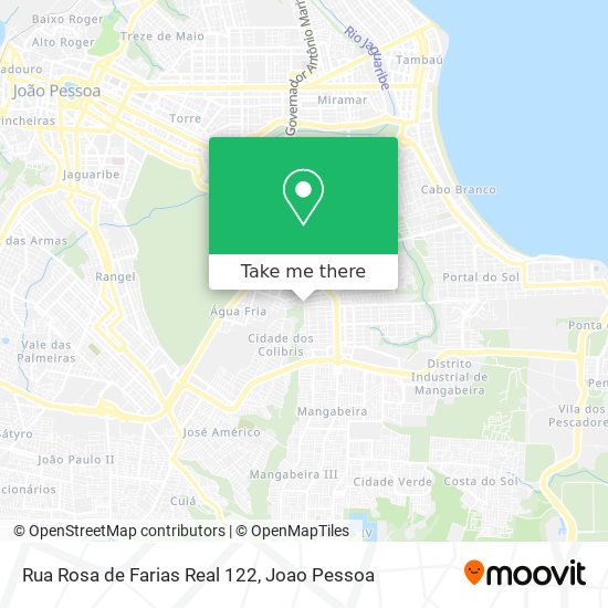 Rua Rosa de Farias Real 122 map