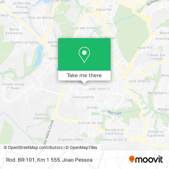 Rod. BR-101, Km 1 555 map
