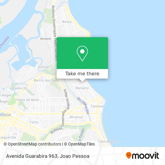 Avenida Guarabira 963 map