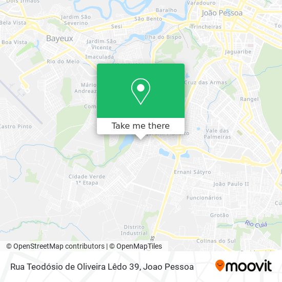 Rua Teodósio de Oliveira Lêdo 39 map