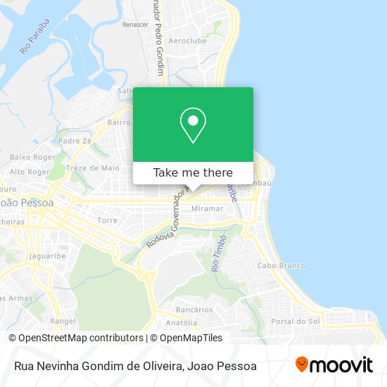 Rua Nevinha Gondim de Oliveira map