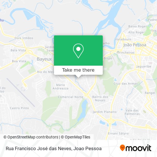 Rua Francisco José das Neves map