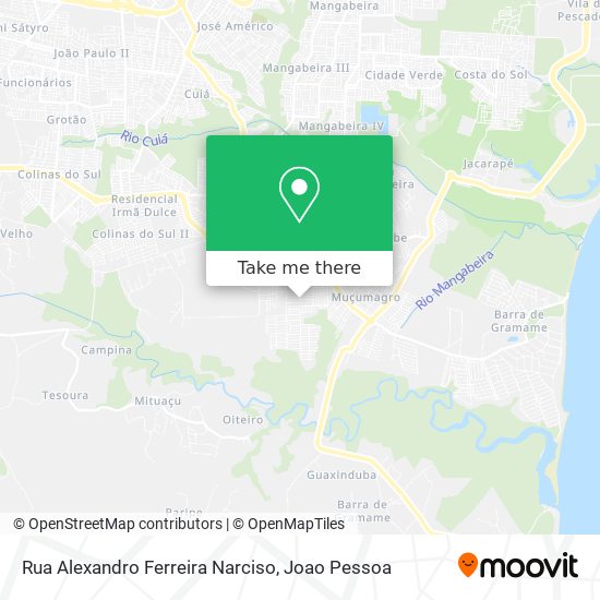 Rua Alexandro Ferreira Narciso map