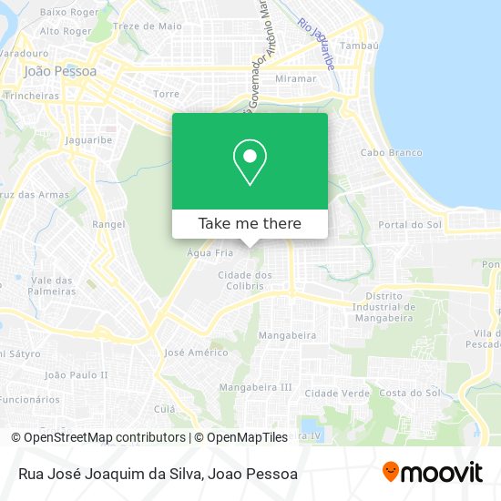 Rua José Joaquim da Silva map