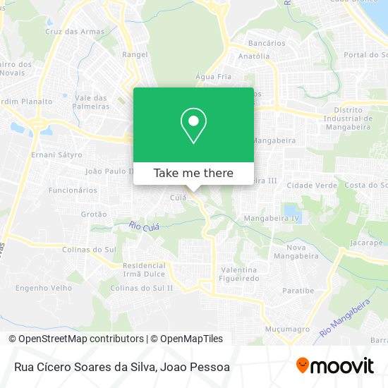 Rua Cícero Soares da Silva map