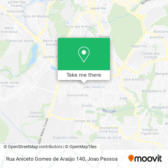 Rua Aniceto Gomes de Araújo 140 map