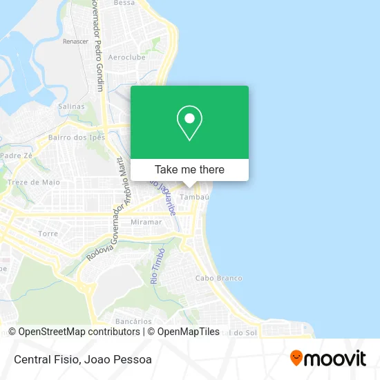 Central Fisio map