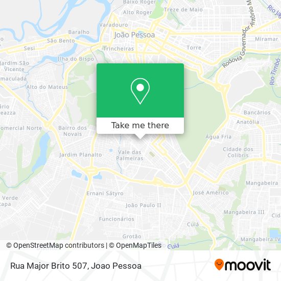 Rua Major Brito 507 map