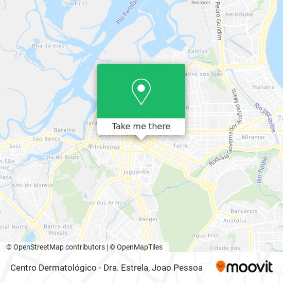 Mapa Centro Dermatológico - Dra. Estrela