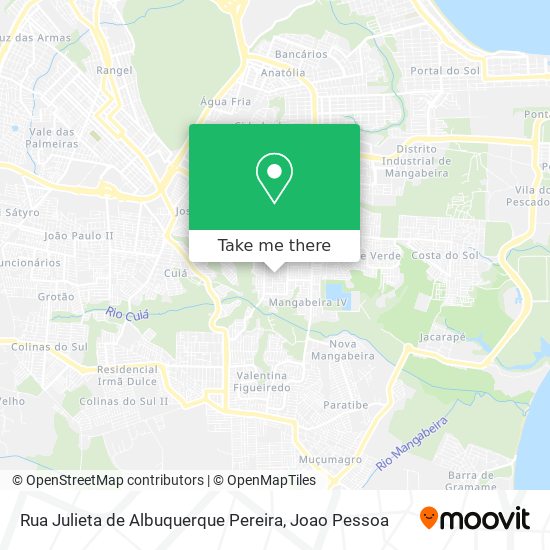 Rua Julieta de Albuquerque Pereira map