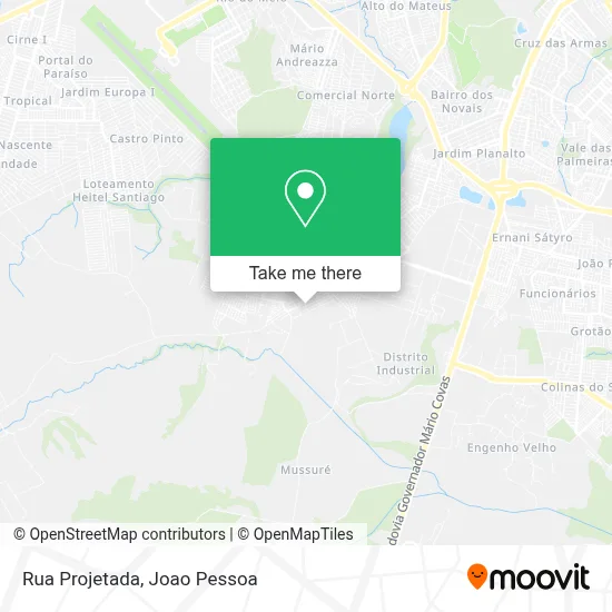Rua Projetada map