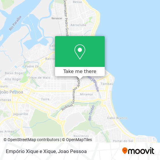 Empório Xique e Xique map