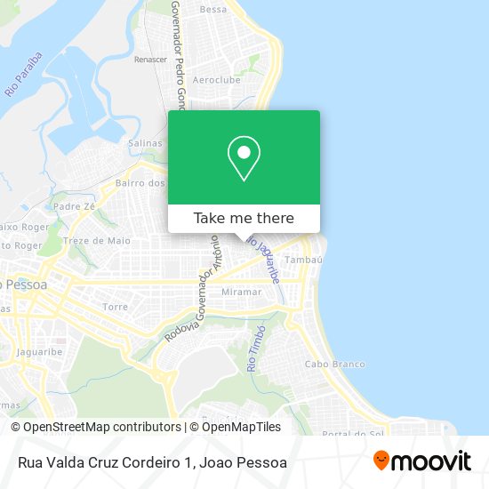 Rua Valda Cruz Cordeiro 1 map