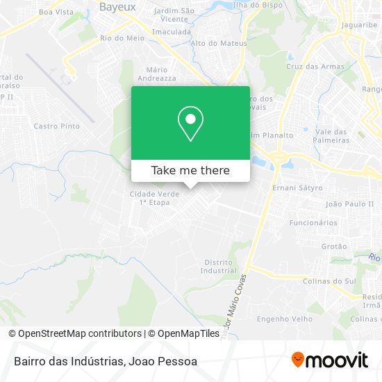 Bairro das Indústrias map