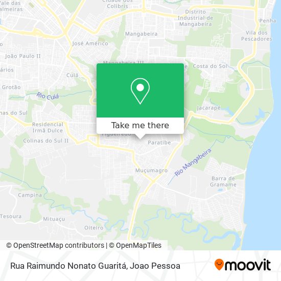 Rua Raimundo Nonato Guaritá map