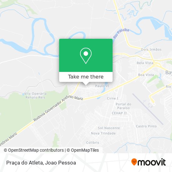 Praça do Atleta map