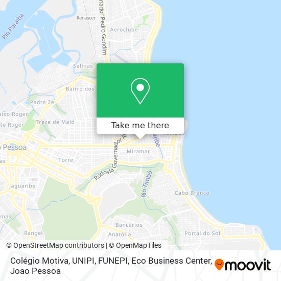 Colégio Motiva, UNIPI, FUNEPI, Eco Business Center map