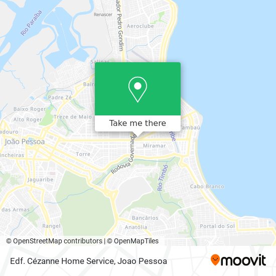 Edf. Cézanne Home Service map