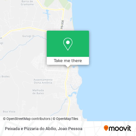 Peixada e Pizzaria do Abílio map