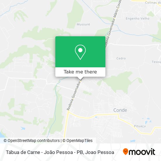 Tábua de Carne - João Pessoa - PB map