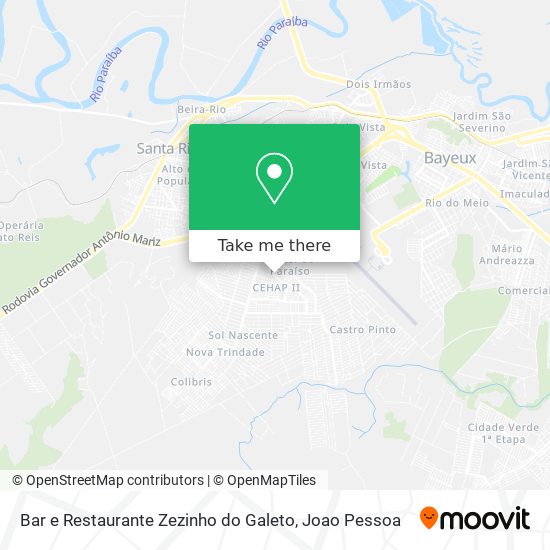 Bar e Restaurante Zezinho do Galeto map