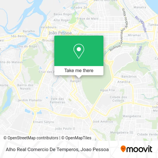 Alho Real Comercio De Temperos map