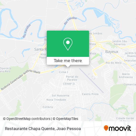Restaurante Chapa Quente map