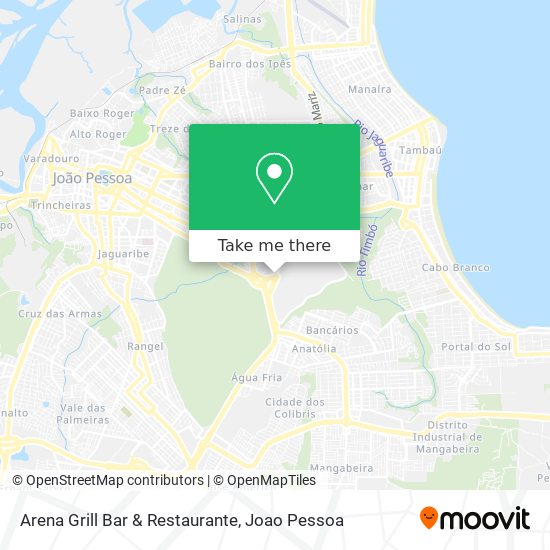 Arena Grill Bar & Restaurante map