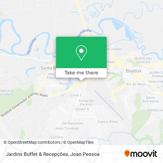 Jardins Buffet & Recepções map
