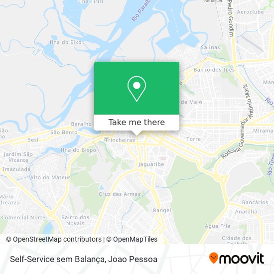 Self-Service sem Balança map
