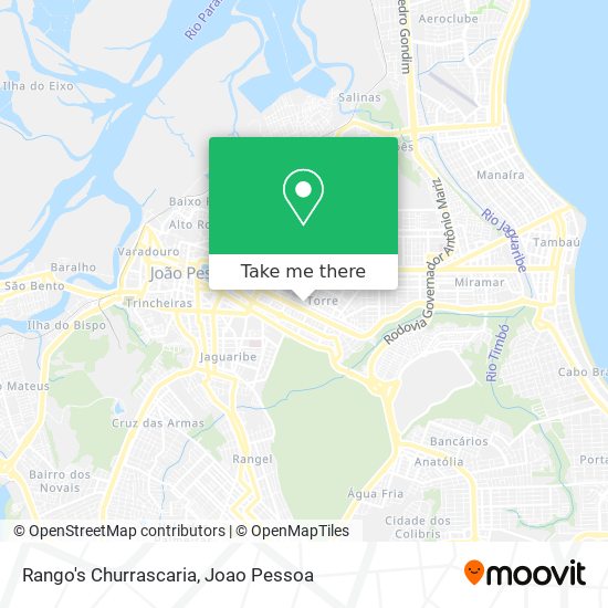 Rango's Churrascaria map