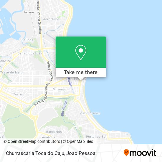 Churrascaria Toca do Caju map